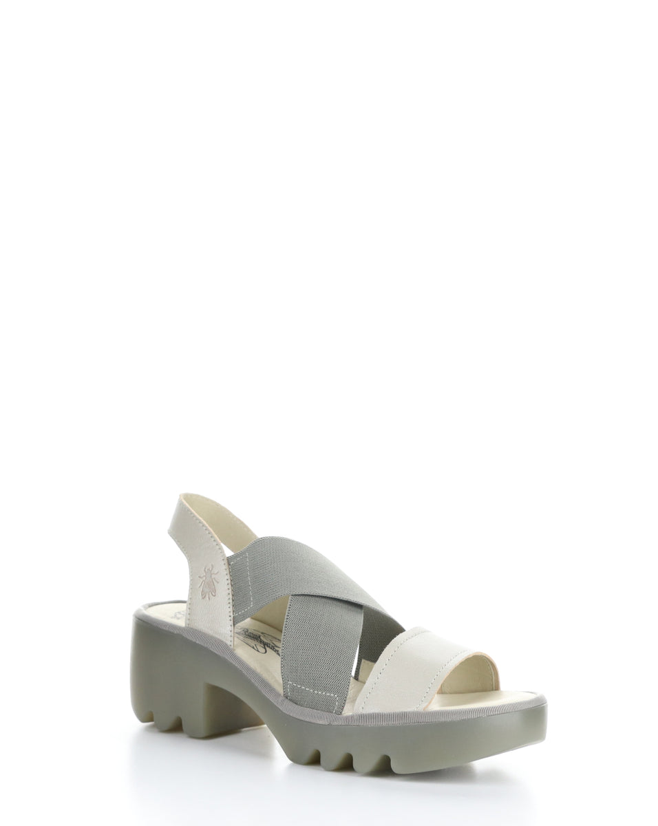 bos. & co. TAJI502FLY 004 SILVER Round Toe Sandals