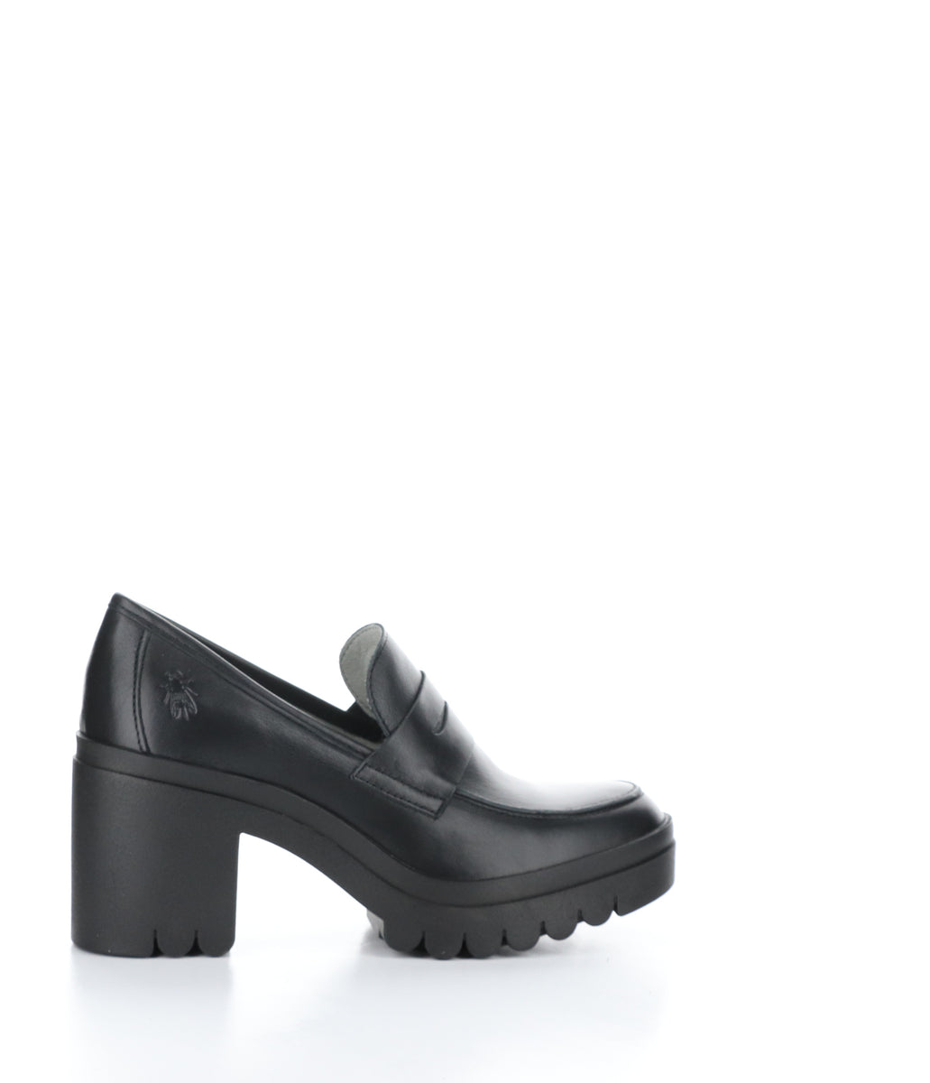 Bos. & Co. TOKY803FLY 004 BLACK Slip-on Shoes