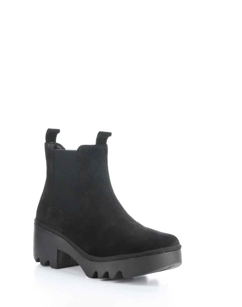 bos. & co. TRIG514FLY BLACK Elasticated Boots