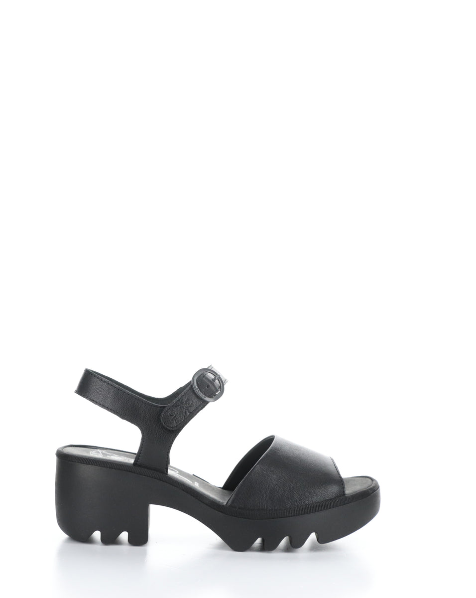 Bos. & Co. TULL503FLY 000 BLACK Velcro Sandals