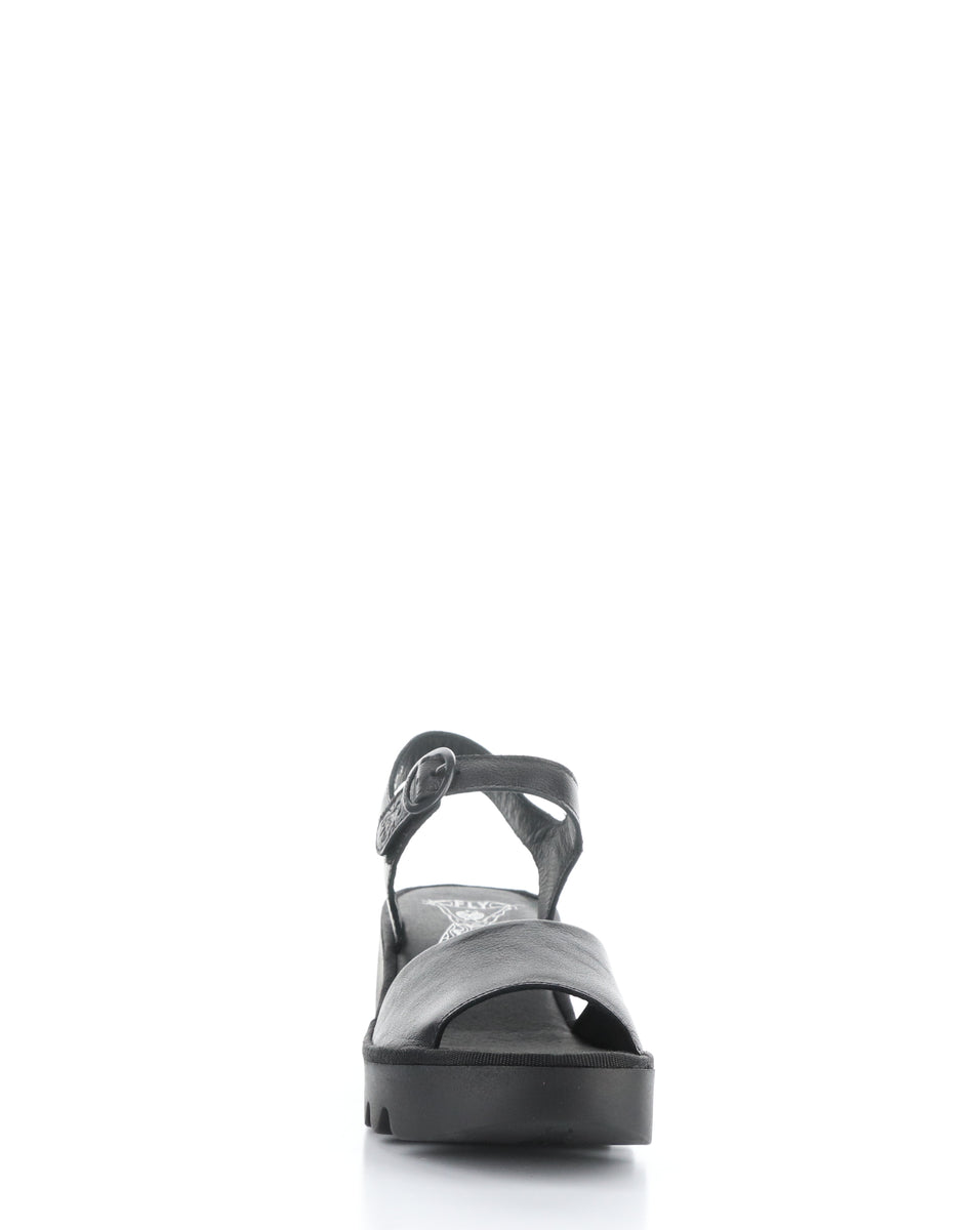 Bos. & Co. TULL503FLY 000 BLACK Velcro Sandals