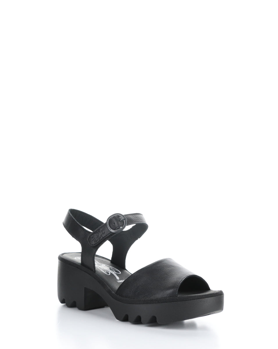 bos. & co. TULL503FLY 000 BLACK Velcro Sandals