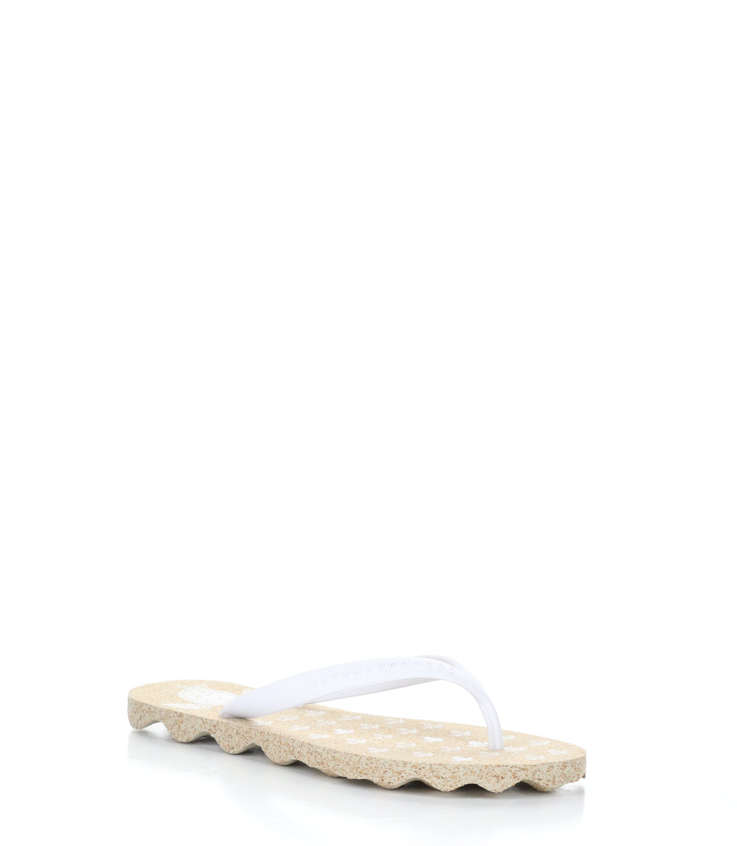 bos. & co. TURTLE112ASP NATURAL/WHITE Round Toe Shoes