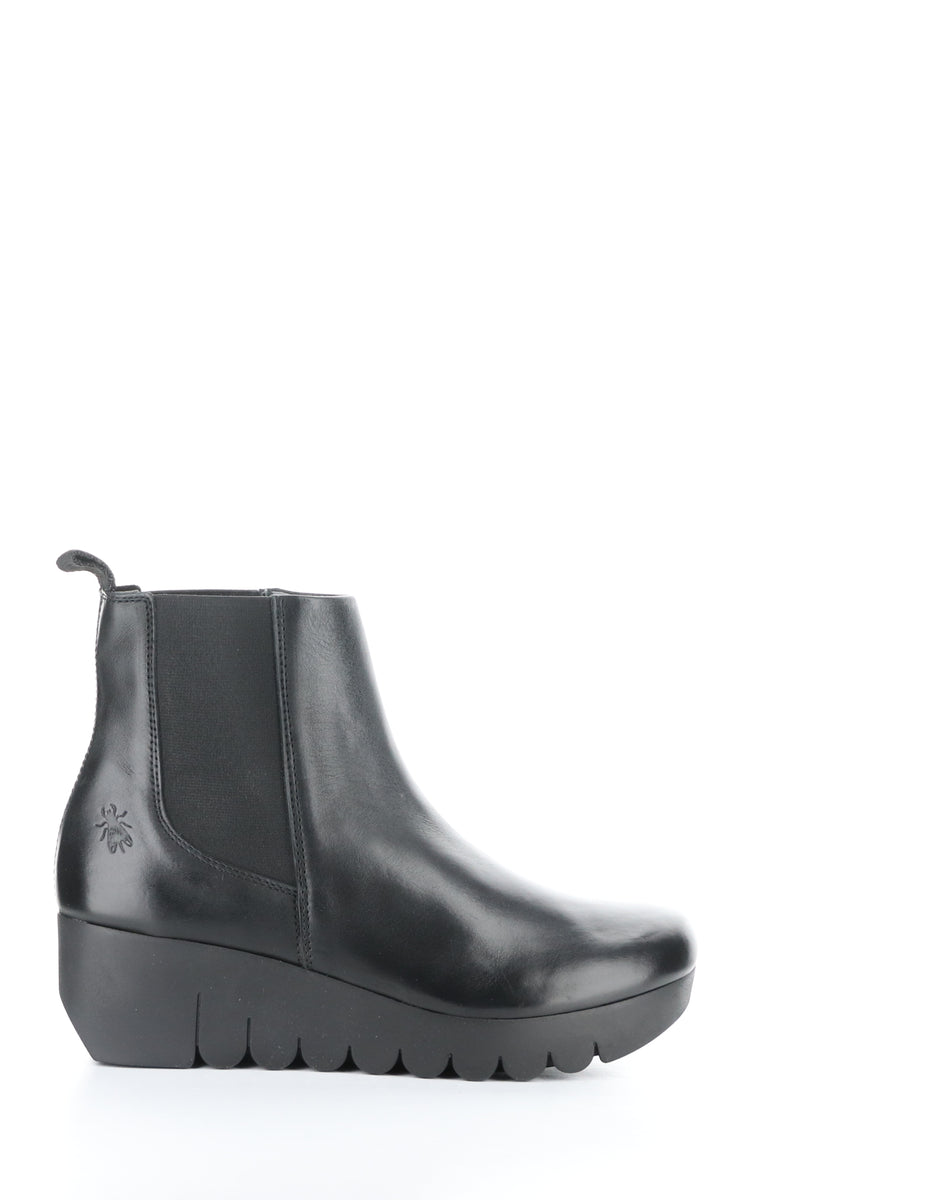 Bos. & Co. VAZE177FLY BLACK Elasticated Boots
