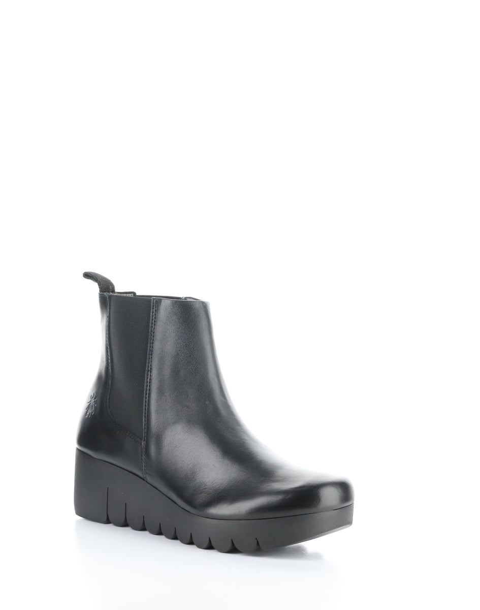 bos. & co. VAZE177FLY BLACK Elasticated Boots