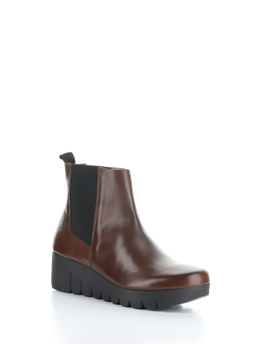 bos. & co. VAZE177FLY BROWN Elasticated Boots