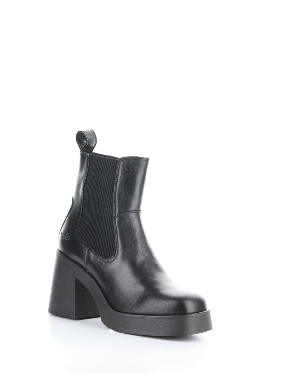 bos. & co. VEIL BLACK Round Toe Boots
