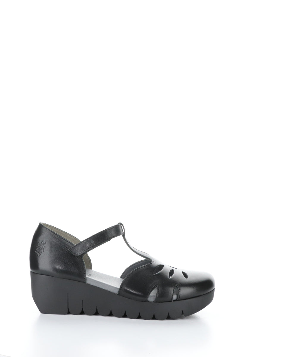 Bos. & Co. VELT224FLY 000 BLACK Velcro Shoes