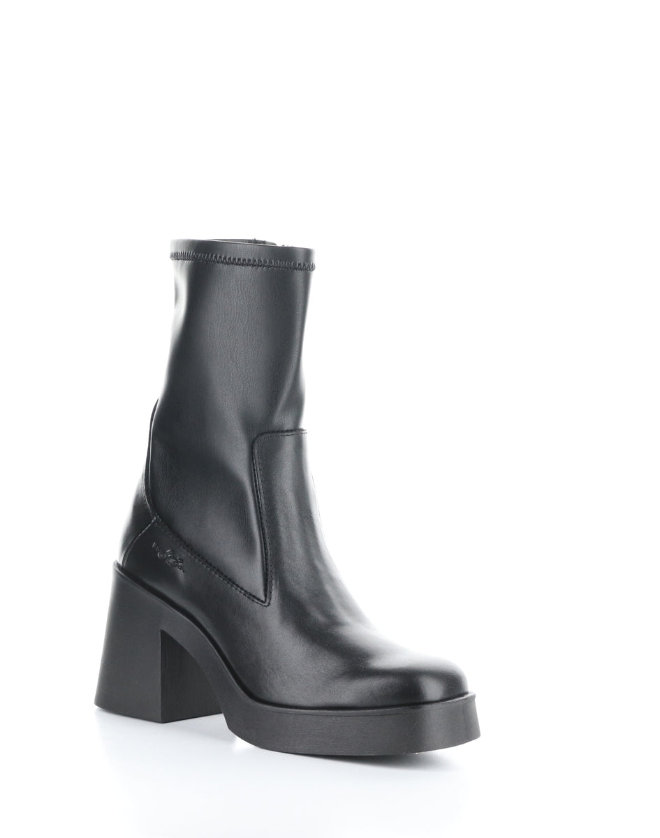 bos. & co. VIVICA BLACK Round Toe Boots
