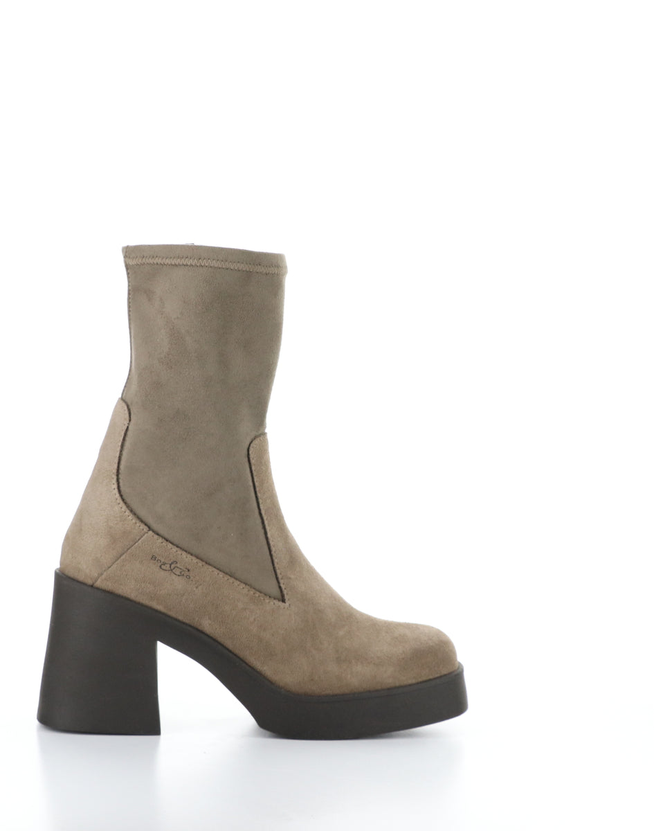 Bos. & Co. VIVICA TAUPE Round Toe Boots