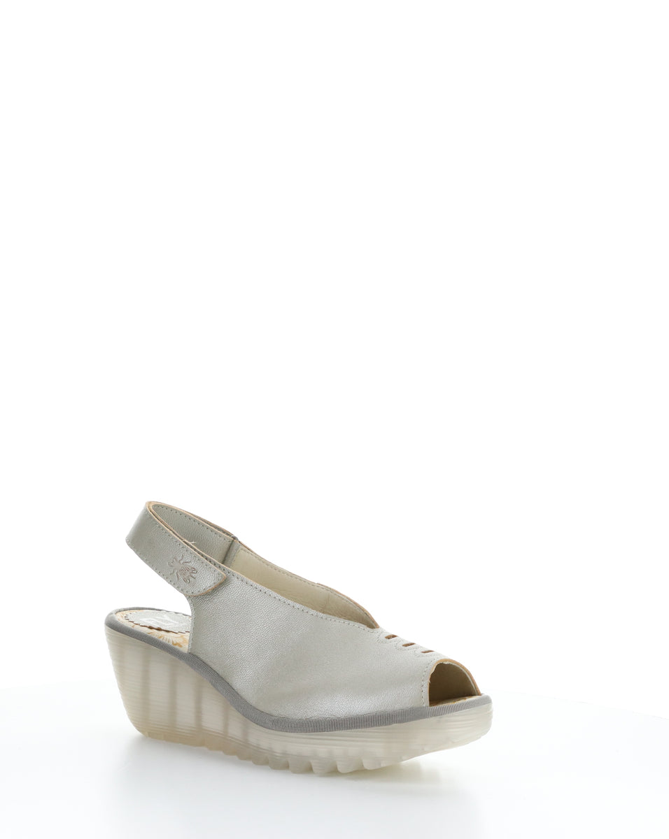 bos. & co. YEAY387FLY 008 SILVER Velcro Sandals