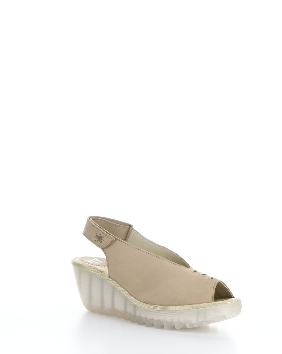 bos. & co. YEAY387FLY 009 TAUPE Velcro Sandals