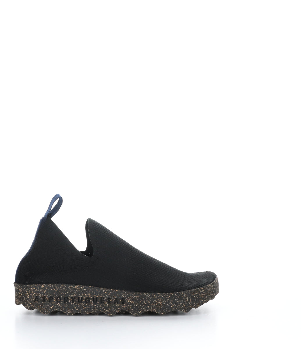 Bos. & Co. CARE_L Black S.caf�� Stretch Elasticated Trainers