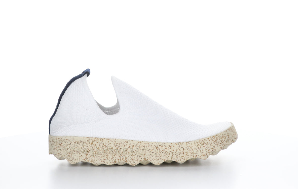 Bos. & Co. CARE_L White S.caf�� Stretch Elasticated Trainers