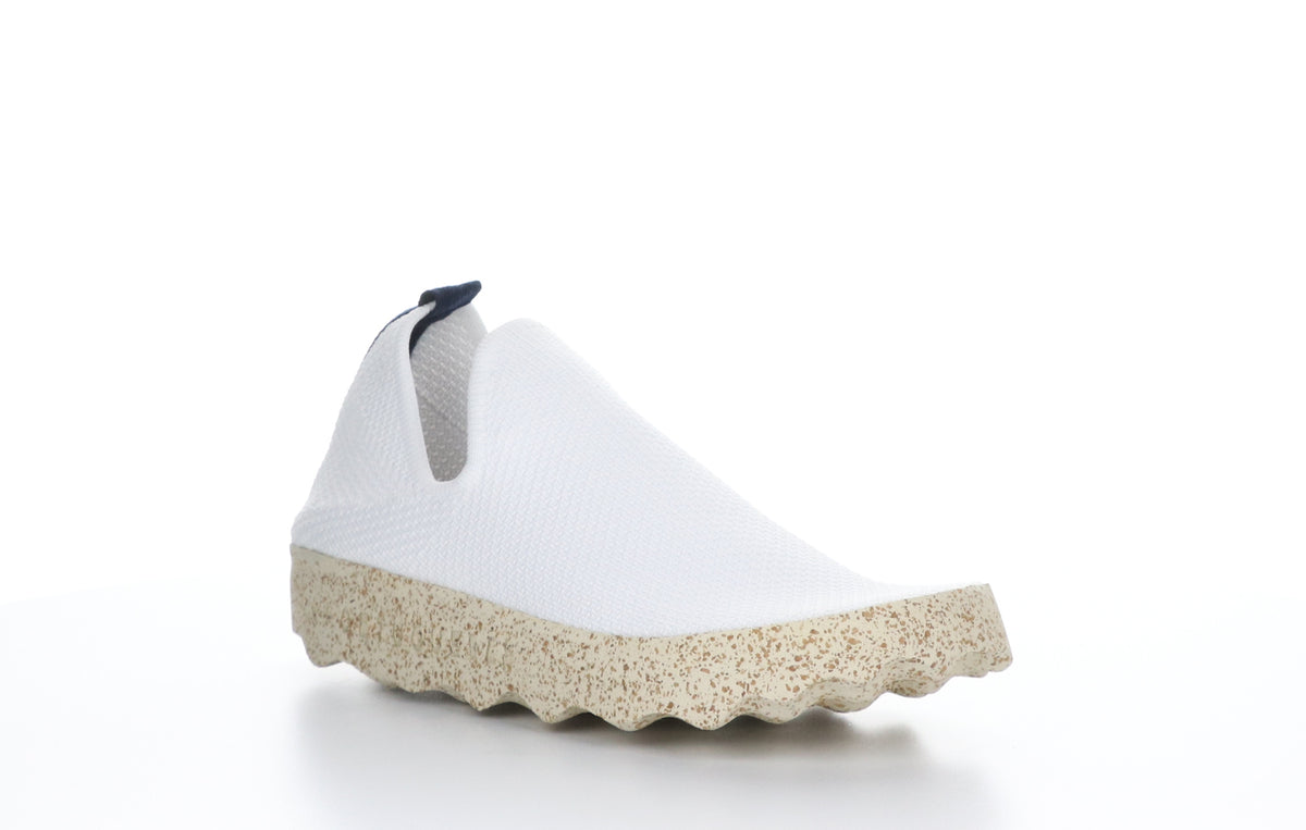 bos. & co. CARE_L White S.caf�� Stretch Elasticated Trainers