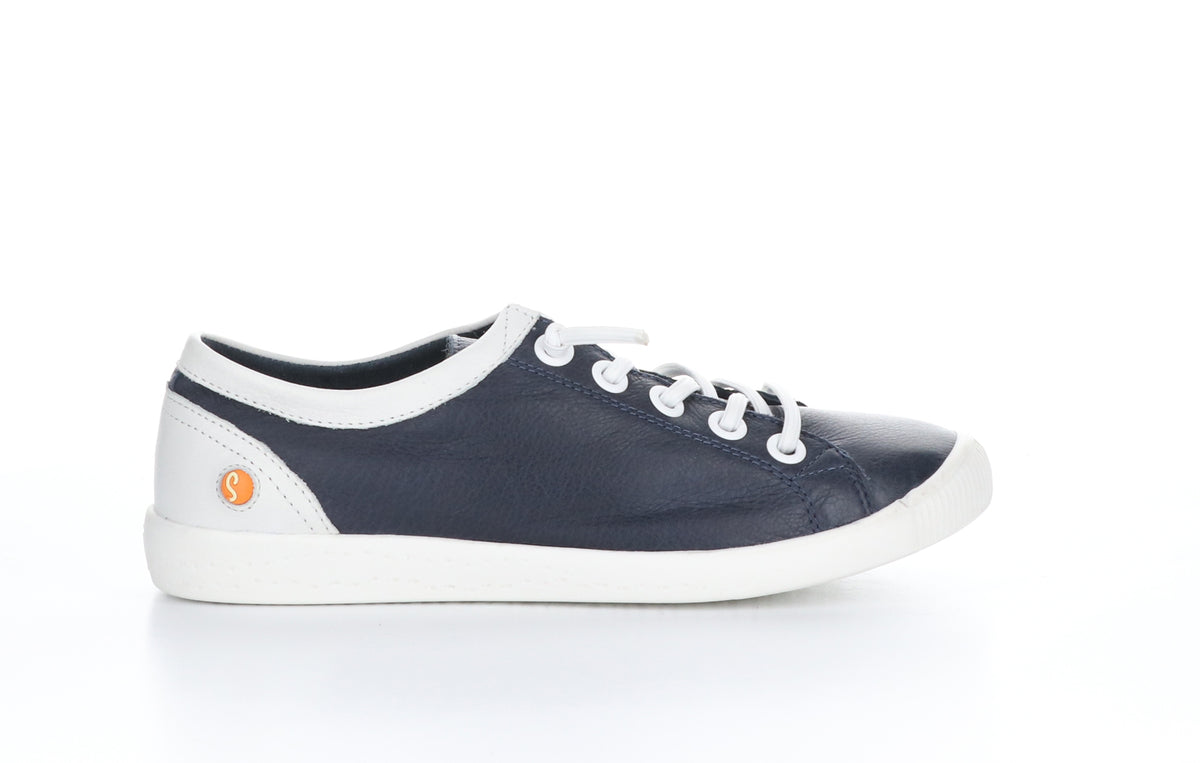 Bos. & Co. ISLAII557SOF Supple Navy/White Slip-on Trainers