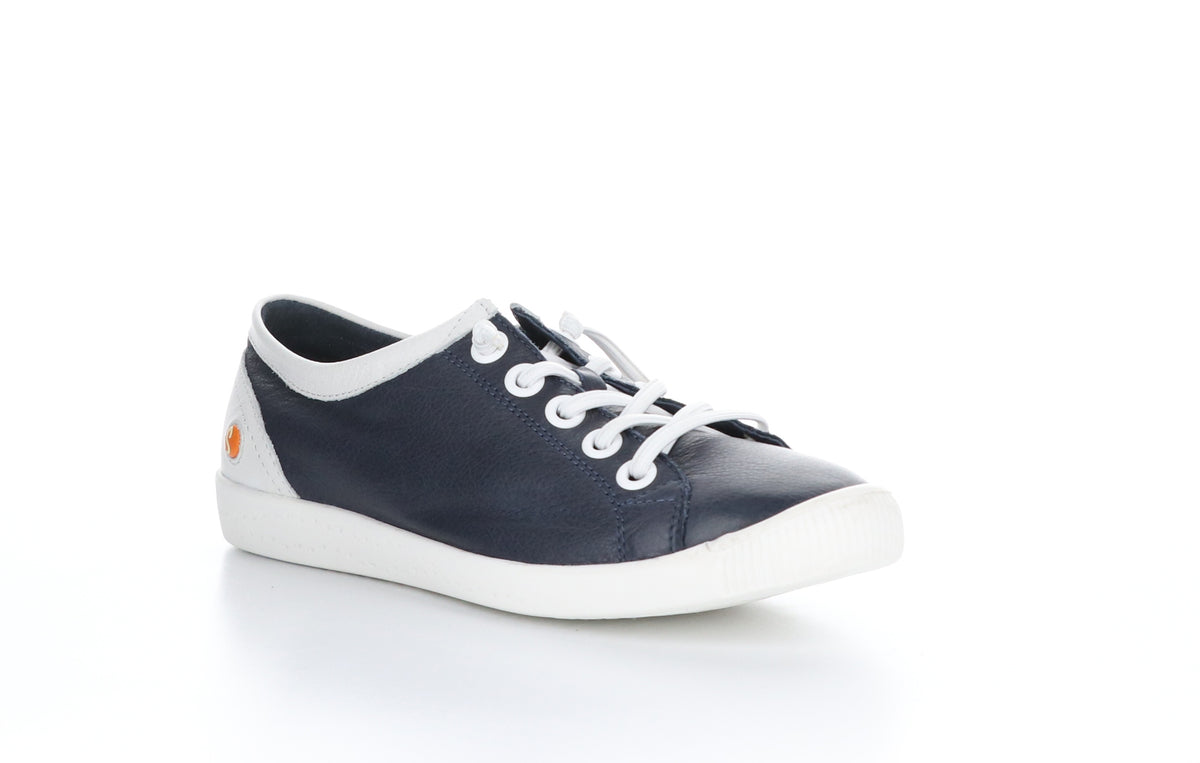 bos. & co. ISLAII557SOF Supple Navy/White Slip-on Trainers