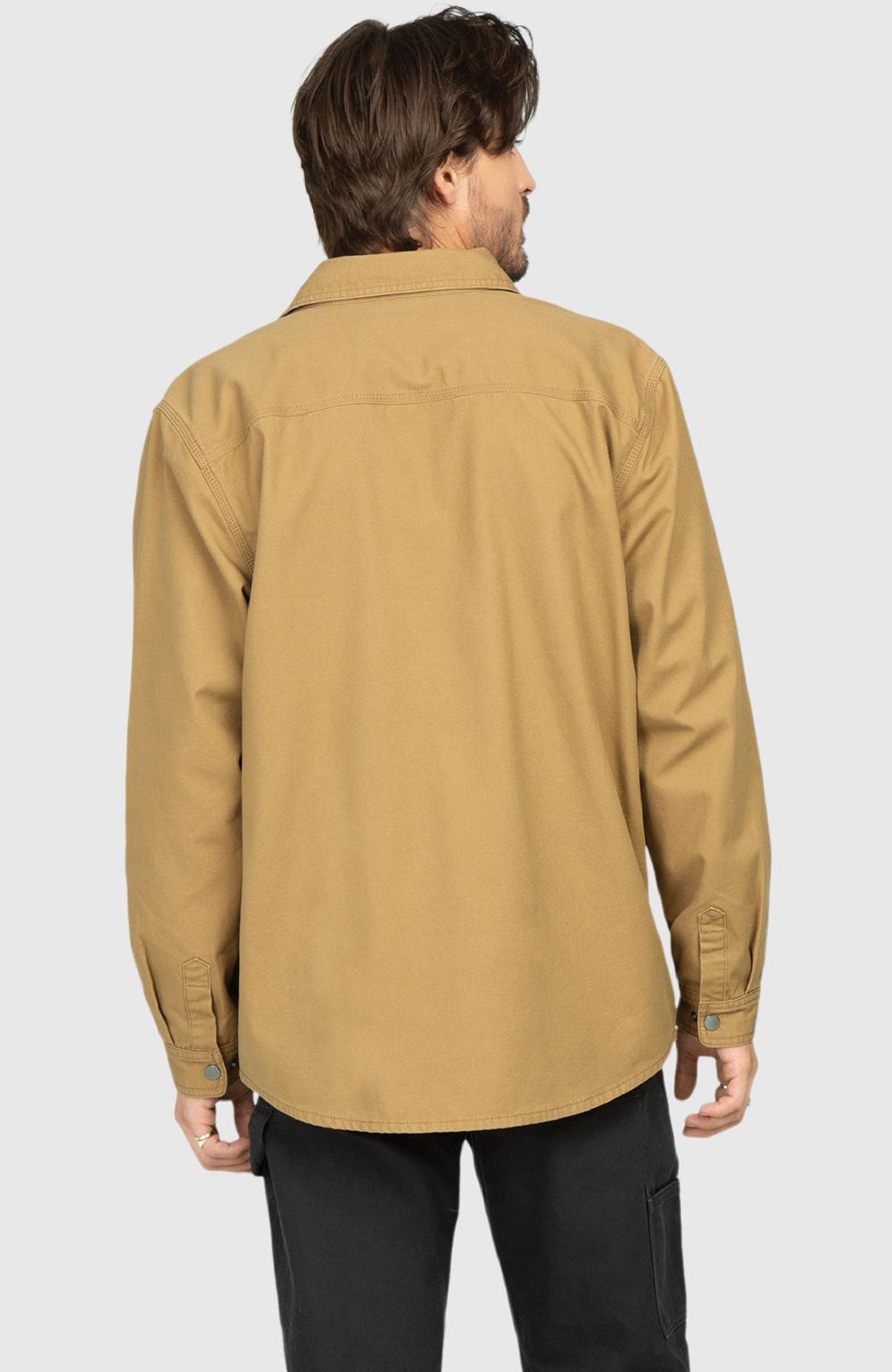 Boston Traders Camel Canvas Shirt Jacket