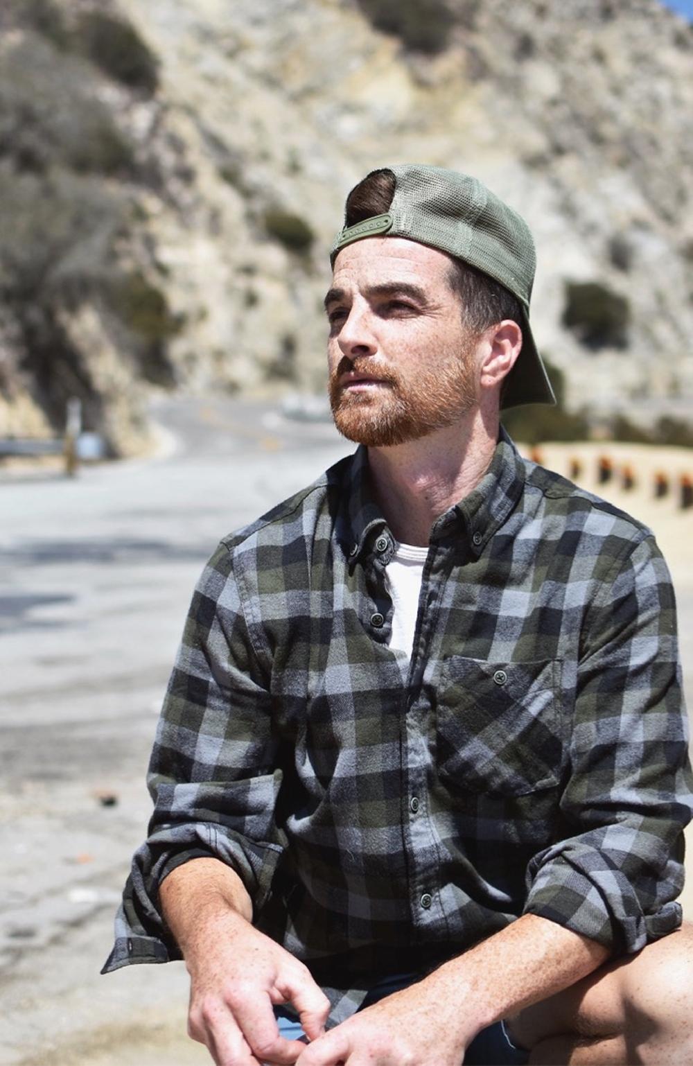 Boston Traders Green & Black Plaid Flannel Shirt