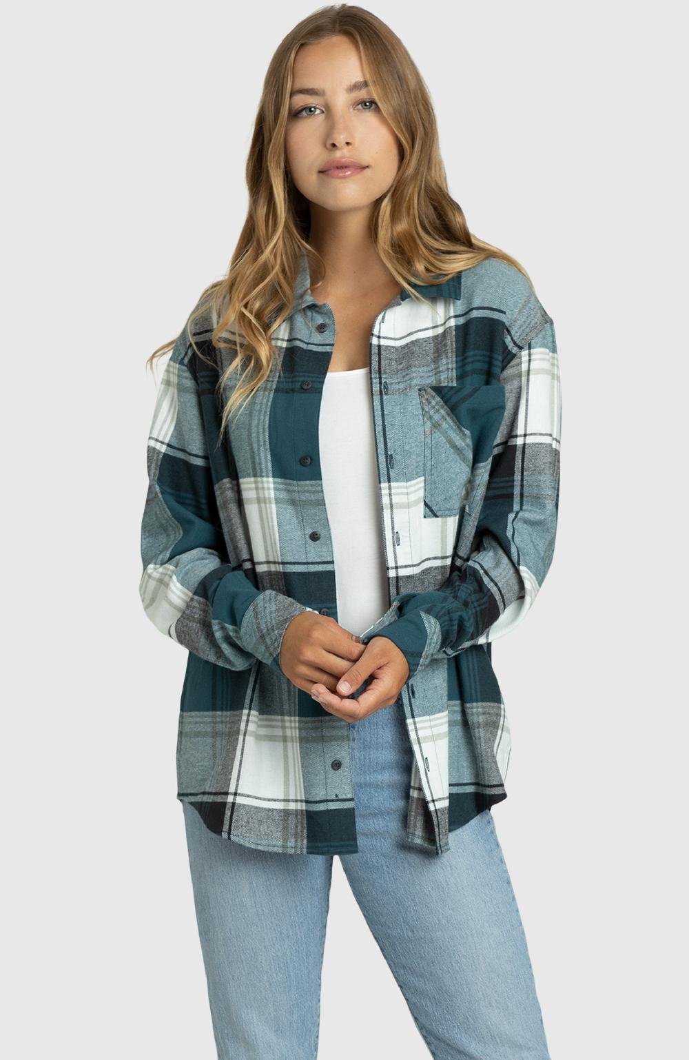 boston traders Green Pond Boyfriend Plaid Shirt