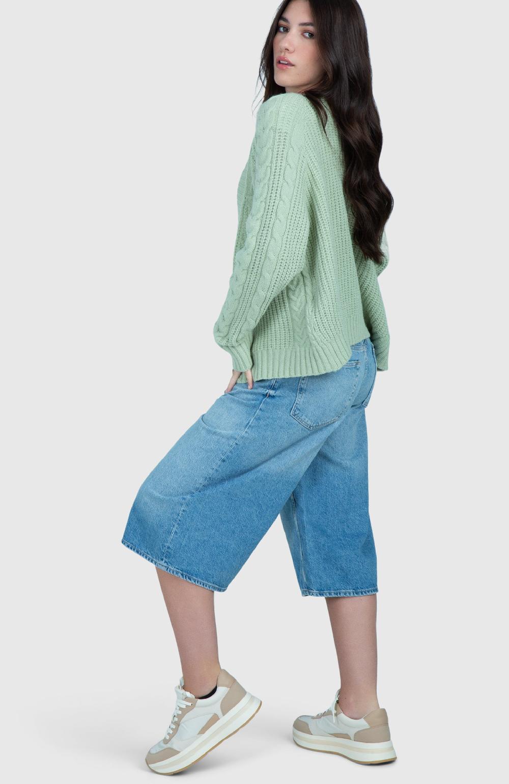 boston traders Hint of Mint Cardigan Sweater