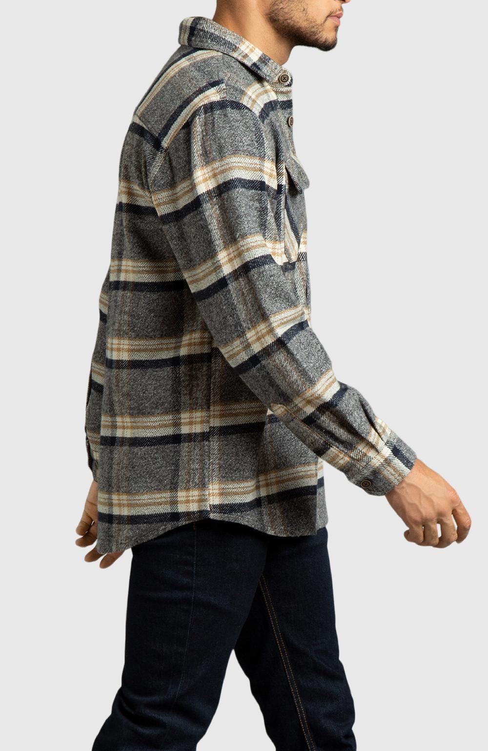 Boston Traders Maple Melange Plaid Overshirt