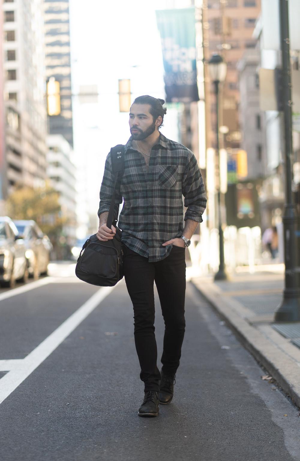 Boston Traders Pine Green Plaid Flannel Shirt