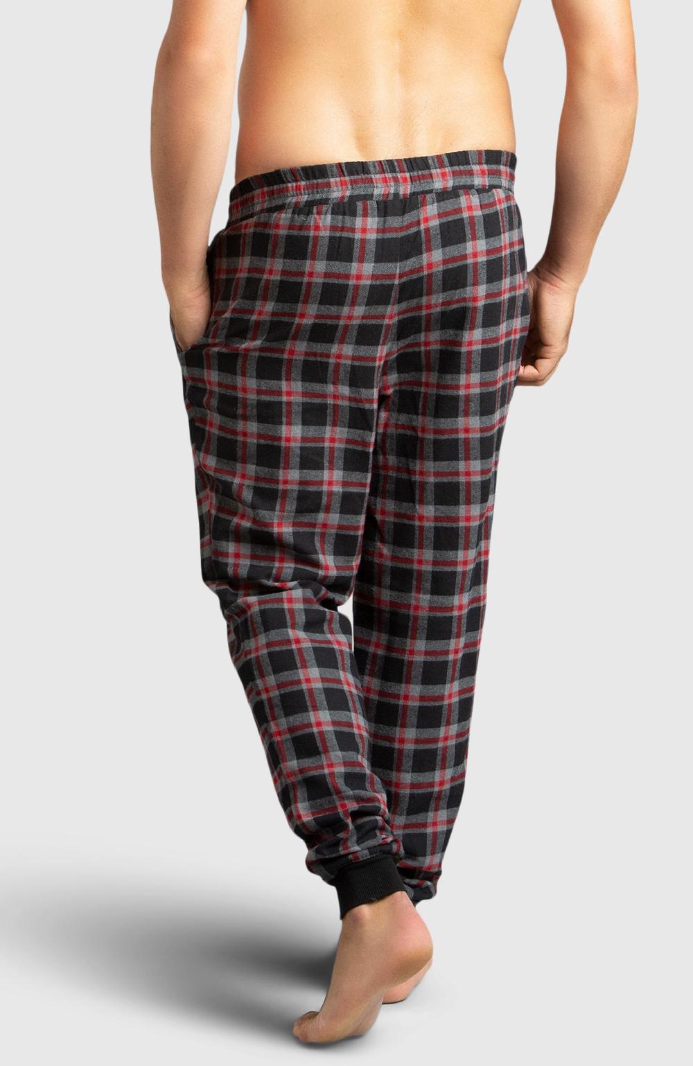 Boston Traders Red & Black Flannel Jogger Pyjama