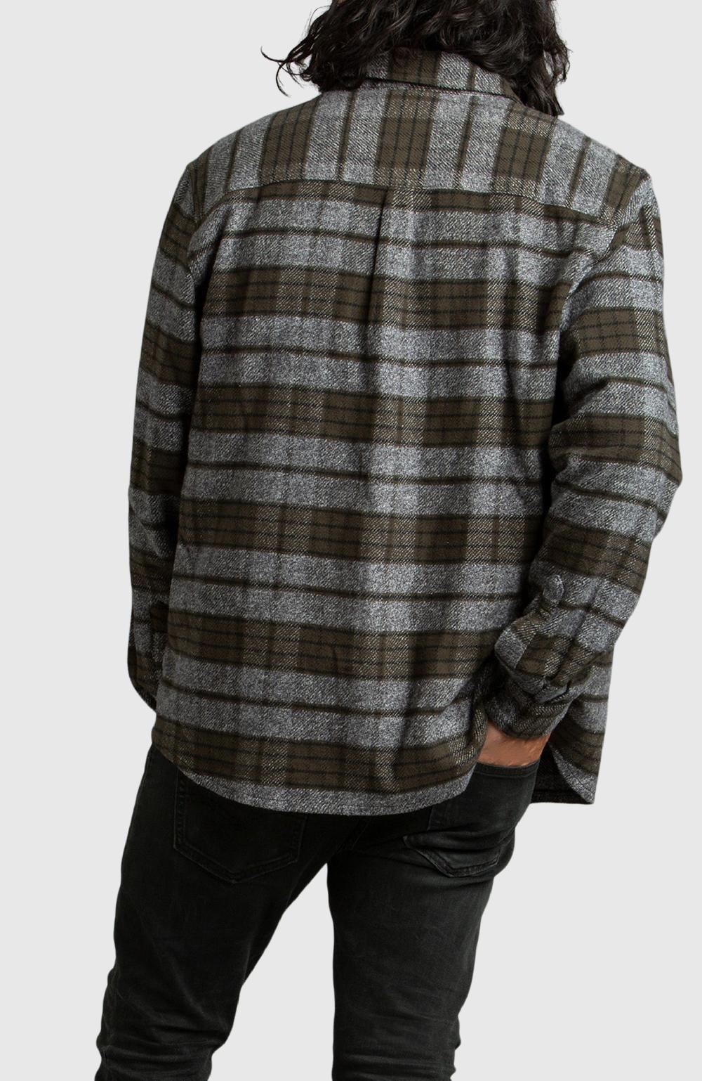 Boston Traders Rosin Melange Plaid Overshirt