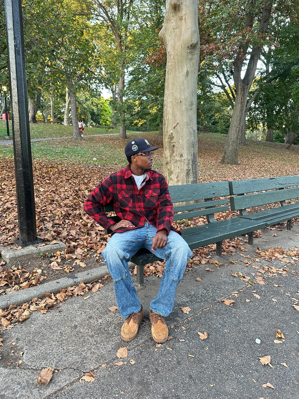 Boston Traders Red Buffalo Polar Fleece Shirt Jacket