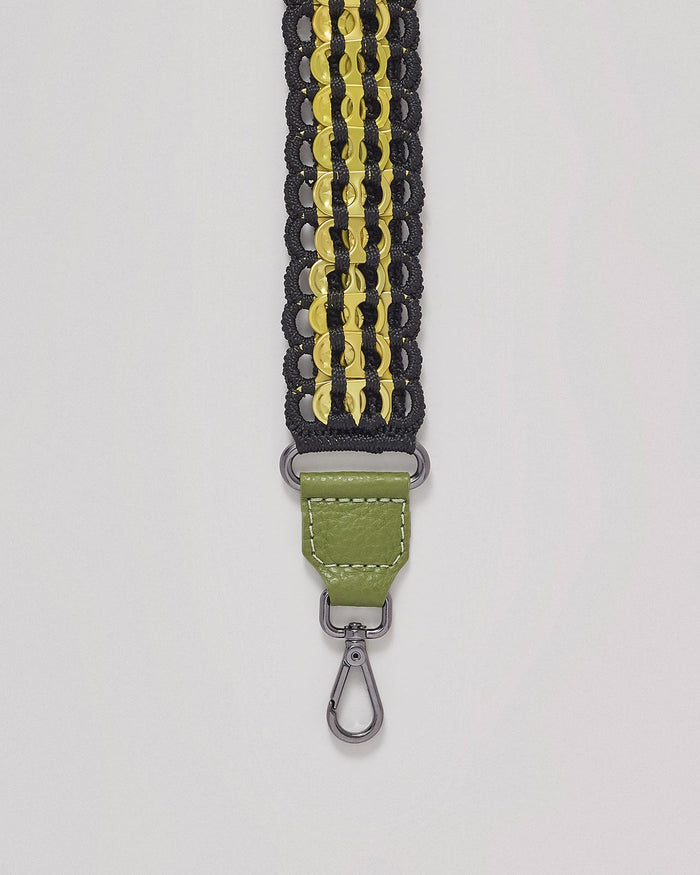 bottletop Alysse Enamel Strap Garden Green