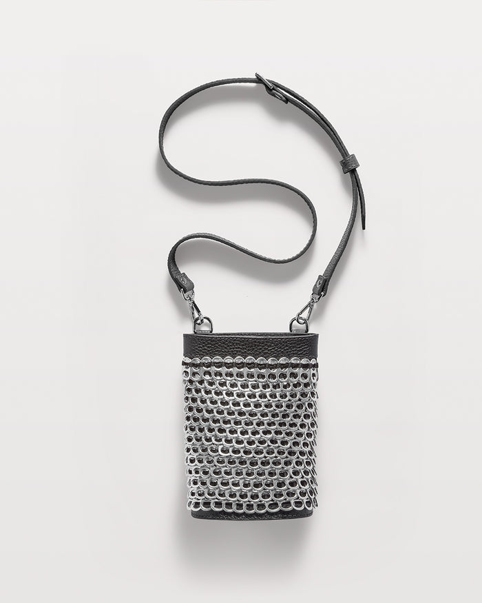 Bottletop Analuisa Crossbody Bag Silver_Black