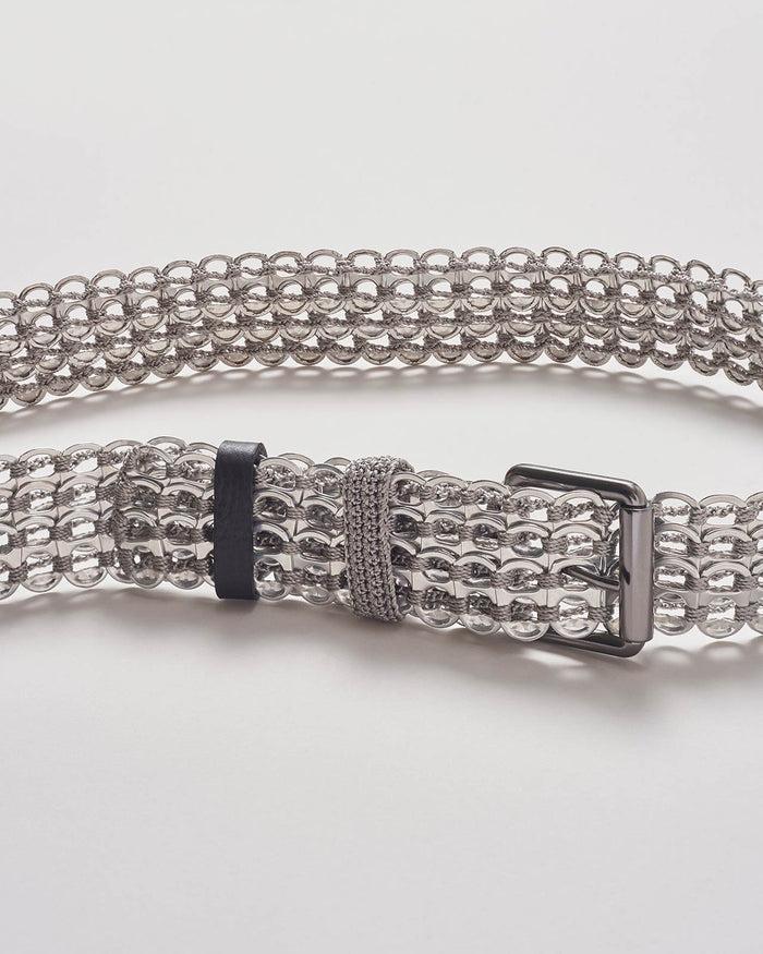 Bottletop Kibé Belt Silver_Black