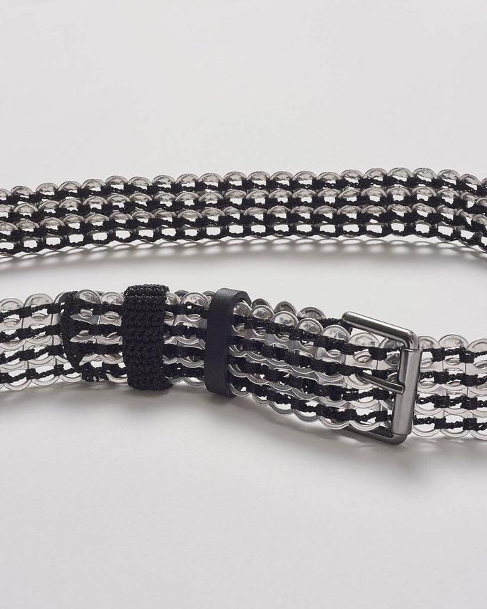 Bottletop Kibé Belt Silver_Black