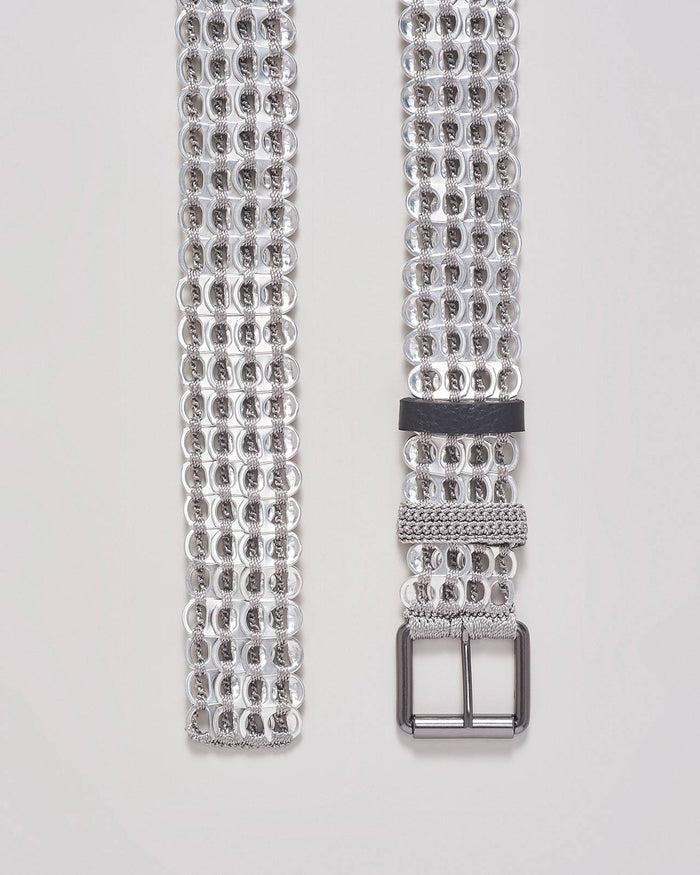 Bottletop Kibé Belt Silver_Black