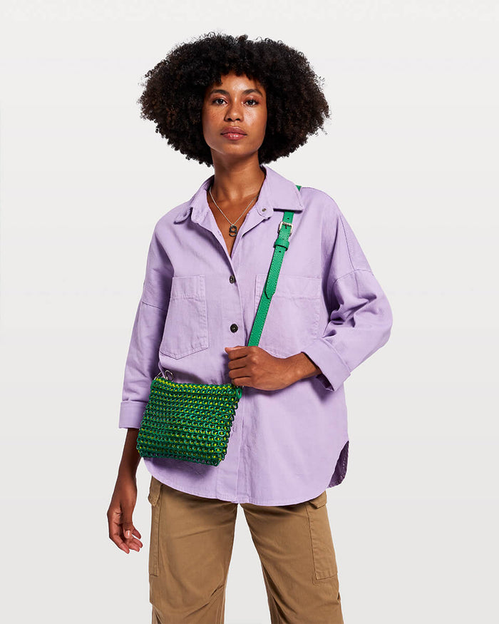 bottletop Luciana Medium Anodised Green