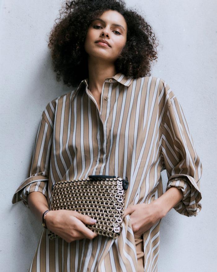 bottletop Luciana Medium Enamel Gold