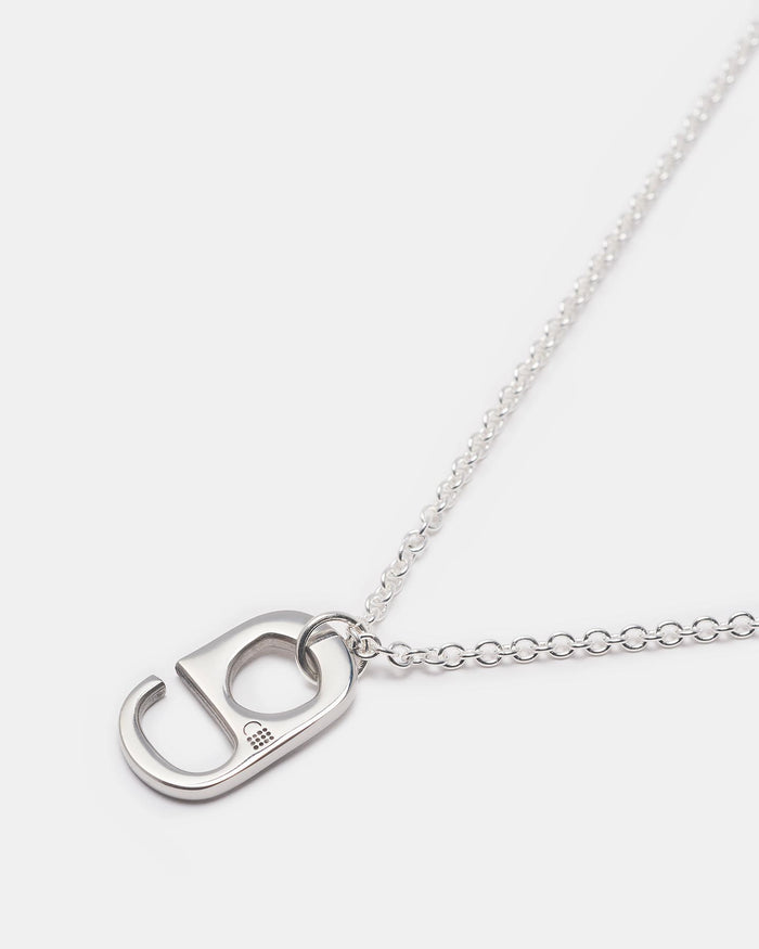 Bottletop Peace Necklace - Classic Ringpull Silver