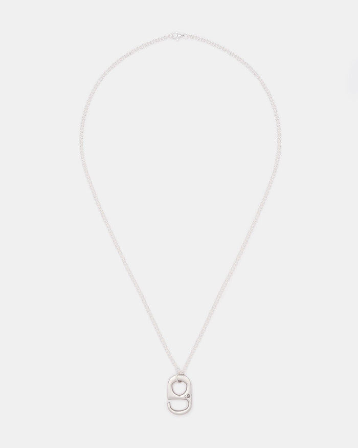 bottletop Peace Necklace - Classic Ringpull Silver