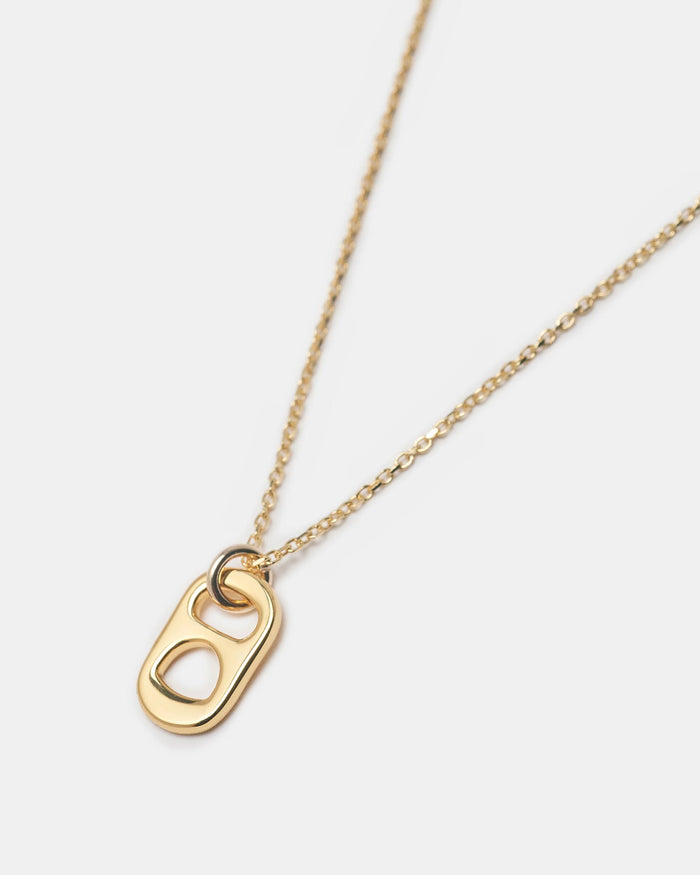 Bottletop Peace Necklace - Mini Ringpull Silver