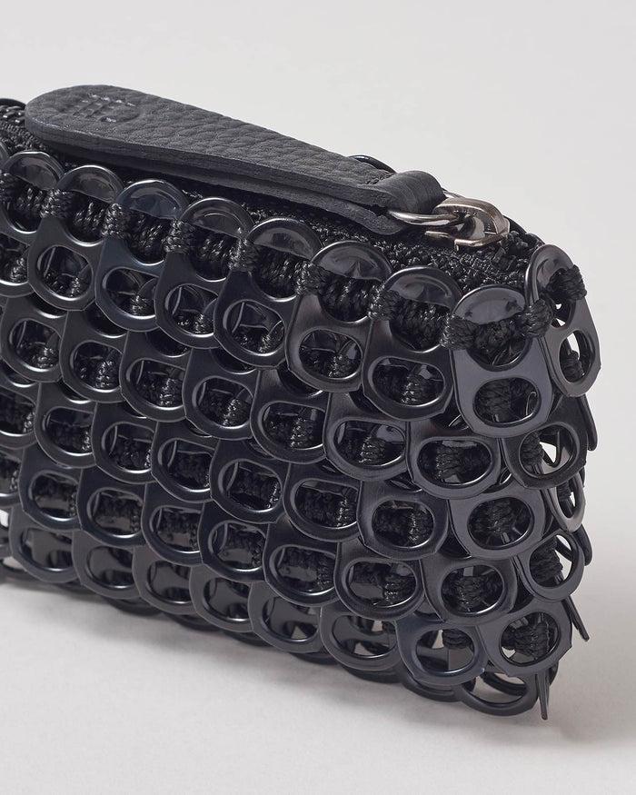 Bottletop Rosa Anodised Purse Black