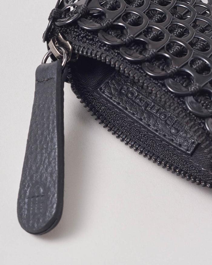 Bottletop Rosa Anodised Purse Black