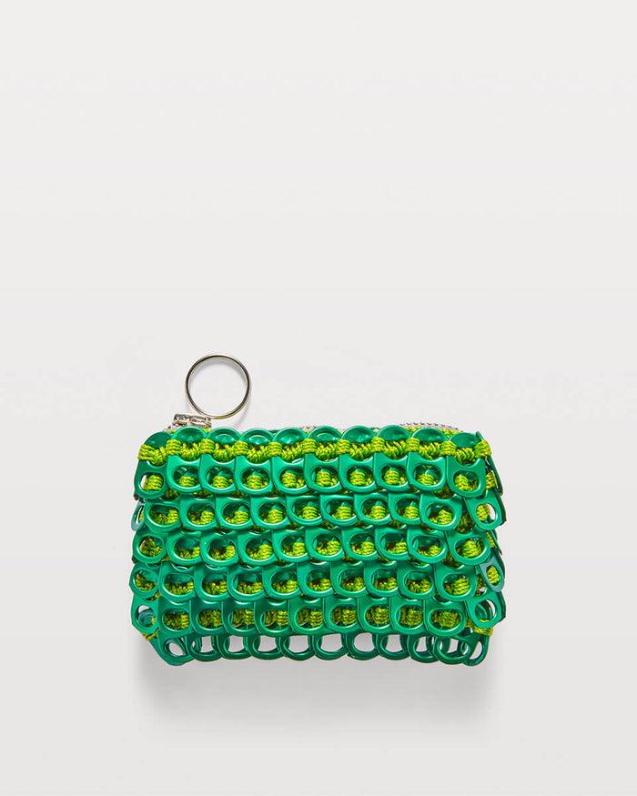 bottletop Rosa Anodised Purse Green