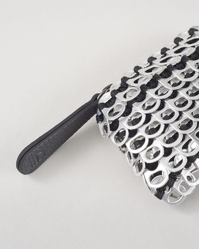 Bottletop Rosa Purse Silver_Black