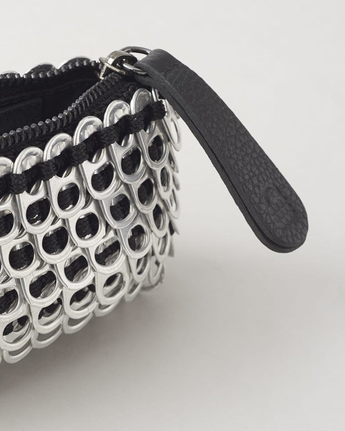 Bottletop Rosa Purse Silver_Black