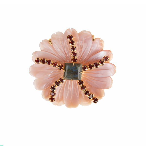 bounkit Begonia Brooch/ Pendant