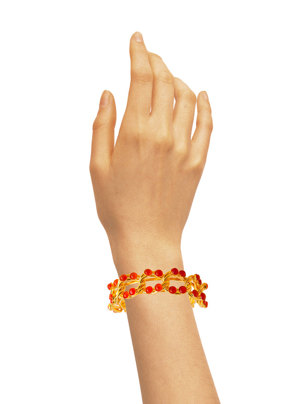 Bounkit Carnelian Cuff