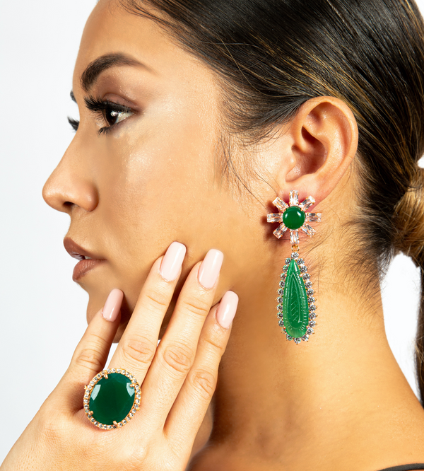 Bounkit Carved Drop 40x15mm ( More Color)