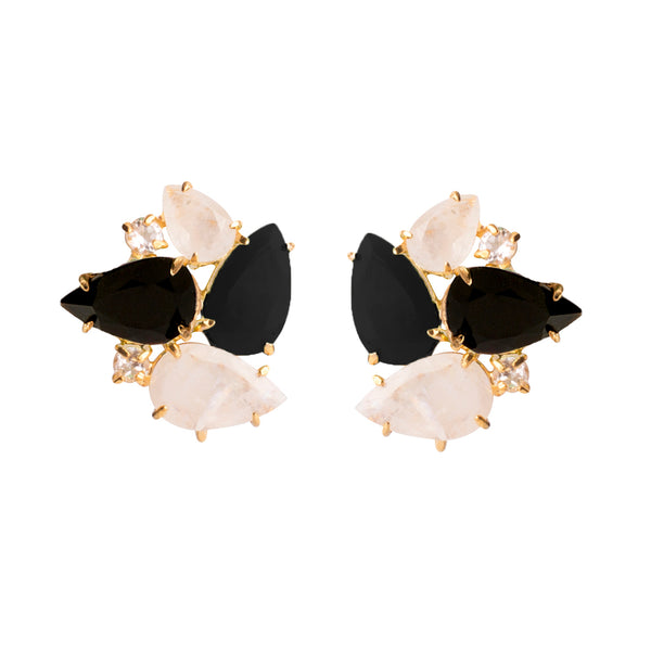 Bounkit Chrysoprase & Moonstone Earrings (more Colors)