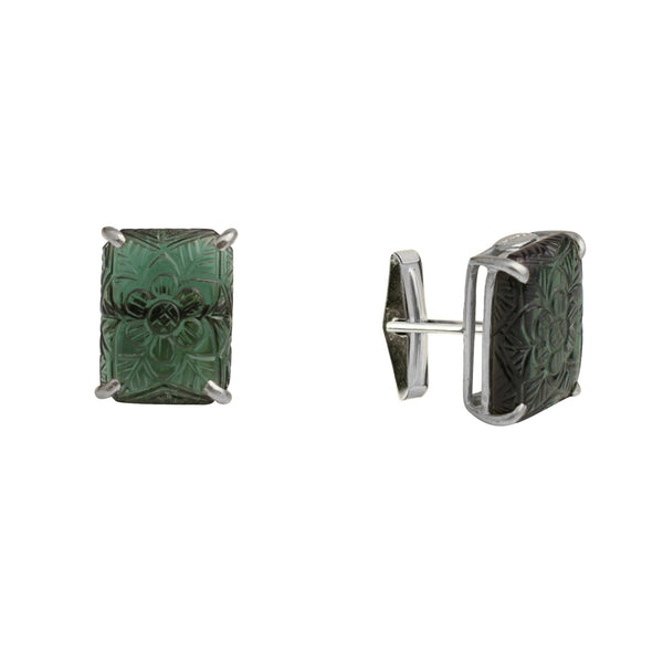 Bounkit Hassan Carved Cufflinks (more Colors)